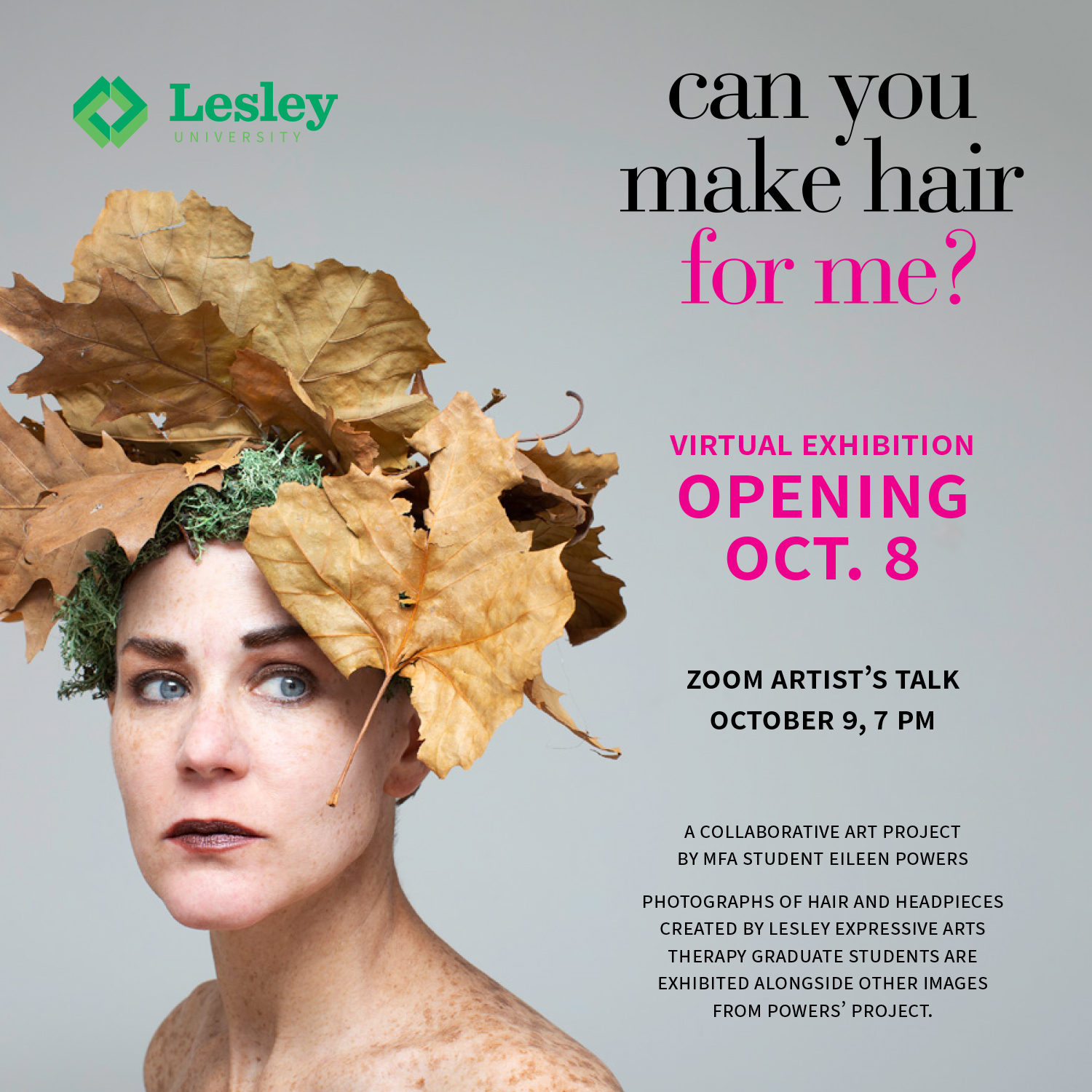 Lesley University Virtual Exhibition Can you make hair for me?